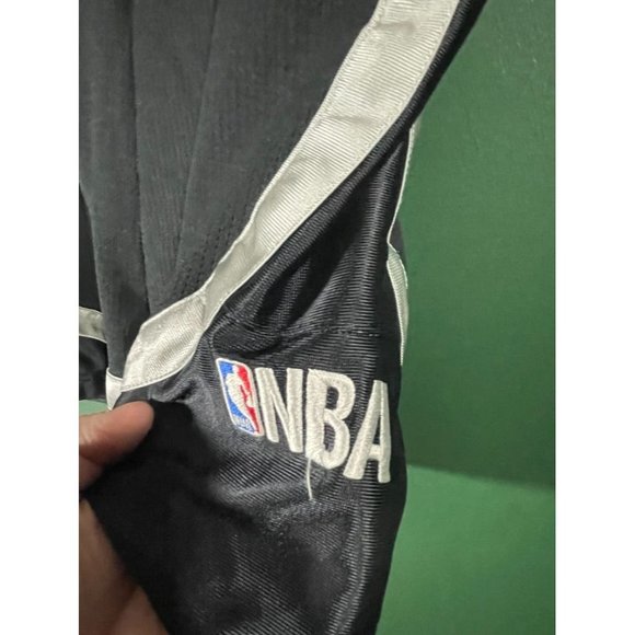 NBA- Men's Black Logo Athletic Basketball Shorts - Size XL - Picture 2 of 5